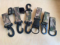 Набор тактических карабинов на стропе мультик / Комплект карабины+держатель для перчаток+держатель для бутылки
