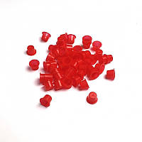 Ковпачки капси для фарби для пігменту Червоні (11 мм) 1000 шт