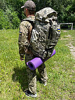 Рюкзак военный камуфляж пиксель 100 л, рюкзак тактический