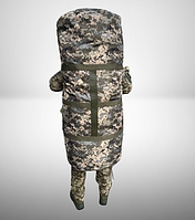 Сумка-баул армійський 160 - 170 л піксель, баул-рюкзак піксель, баул ЗСУ