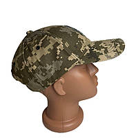 Кепка тактическая пиксель всу, кепка военная, кепка с гербом