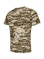 Тактическая хлопковая футболка прямого кроя пиксель