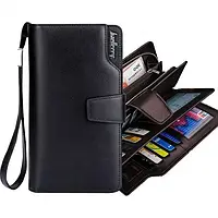 Клатч чоловічий гаманець портмоне барсетка Baellerry business S1063 Чорний (5338)