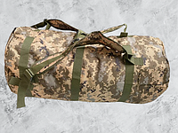 Баул армійський 140 л. піксель для ЗСУ, баул-рюкзак -сумка піксель