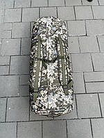 Баул армейский 140 л,  баул-рюкзак-сумка  пиксель