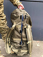 Сумка-баул армійський 110 л хакі, баул-рюкзак олива, баул тактичний