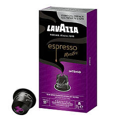 Кава в капсулах Lavazza Espresso Intenso Maestro суміш арабіки та робусти для кавомашин Nespresso 10 шт.