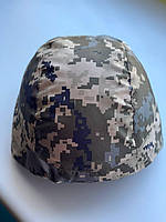 Чохол для шолома, тактичний захисний кавер на каску в універсальному розмірі на гумці колір піксель lpx