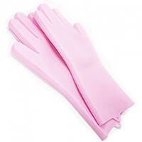 Силиконовые перчатки Magic Silicone Gloves Pink для уборки чистки мытья посуды для дома. CR-874 Цвет: розовый