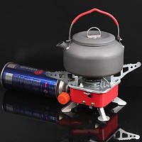 Газовая горелка кемпинговая плита газовый примус газовая плита портативная с чехлом, VR-630 таганок походный