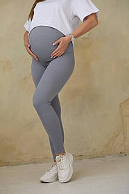 Жіночі лосини для вагітних із пласкими швами Atlanta Lullababe розмір S (42) Сірий