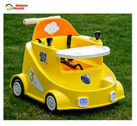 Детский электрический автомобиль желтый