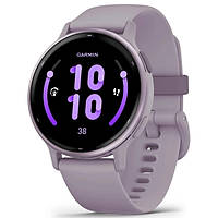 Спортивний годинник GARMIN Vivoactive 5 Metallic Orchid Aluminum Bezel with Orchid Case and Silicone Band