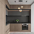 Люстра на три кавових кулі (56-PR150F-3 BK+BR), фото 8