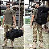 Туристический армейский рюкзак з системою «Молле», 60 л, фото 10