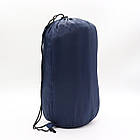 Спальний мішок до 0°C, 210х75 см, з капюшоном, Синій / Демісезонний спальник / Спальний мішок ковдра, фото 10