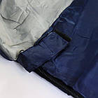 Спальний мішок до 0°C, 210х75 см, з капюшоном, Синій / Демісезонний спальник / Спальний мішок ковдра, фото 5