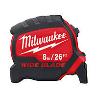 Рулетка футовая Milwaukee Premium Wide Blade 8 м 33 мм 4932471818