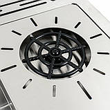 Кухонна мийка Platinum Handmade 7846 з омивачем склянок та підставкою для ножів 3,0/0.8, фото 6