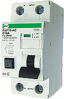 Автомат защитного отключения FAP10-AC "C" 16А/0,03A 2P 10кА Промфактор FAP10C16030AC