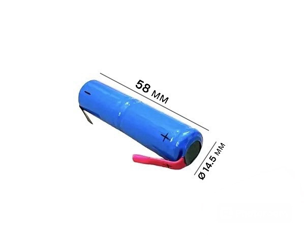 Акумулятор для тримера 2.4V 750 мАч 2/3AA Ni-MH Акумулятор для тримера 2.4V 750 мАч 2/3AA Ni-MH