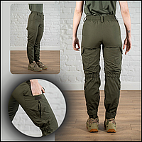 Штурмовые боевые женские штаны олива тактические рипстоп, однотонные военные брюки