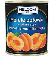 Абрикосы HELCOM 850g половинки в сиропе ж/б