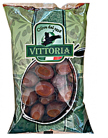 Оливки черные VITTORIA Nere in Salamoia, ПАКЕТ, 500г нетто, 850г брутто