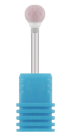 Фреза корундова Nail Drill "Кулька" діаметр 7 мм 45-14 рожева, фото 1