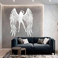 Трафарет для покраски Девушка-ангел-2, одноразовый из самоклеящейся пленки 140 х 115 см