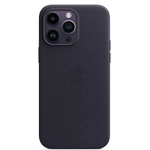 Чохол для смартфона Leather AAA Full Magsafe IC для iPhone 14 Pro Max Violet