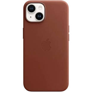 Чохол для смартфона Leather AAA Full Magsafe IC для iPhone 15 Saddle Brown