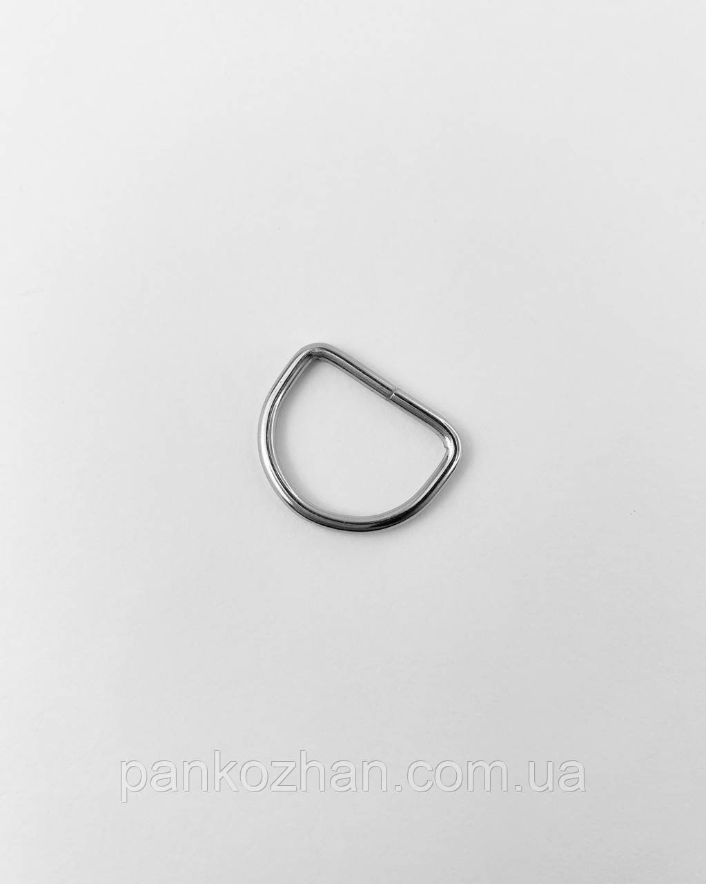 Напівкільце 20х20х3мм, нікель, фото 1