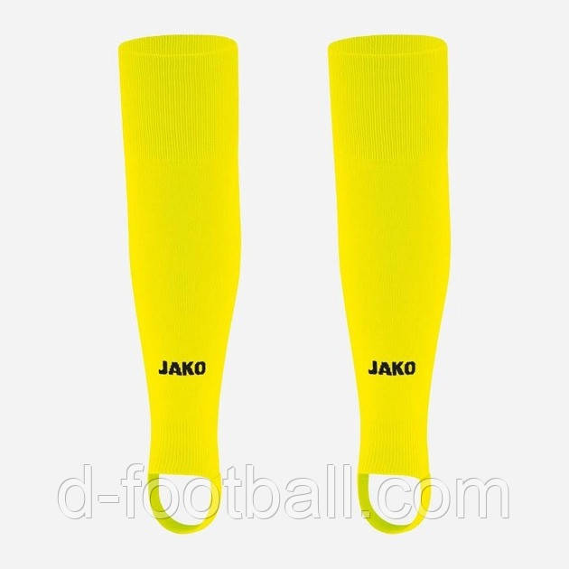 Гетри футбольні без носка Jako GLASGOW 2.0 неоново-жовті 3414-31, Неоновий, Розмір (EU) — L