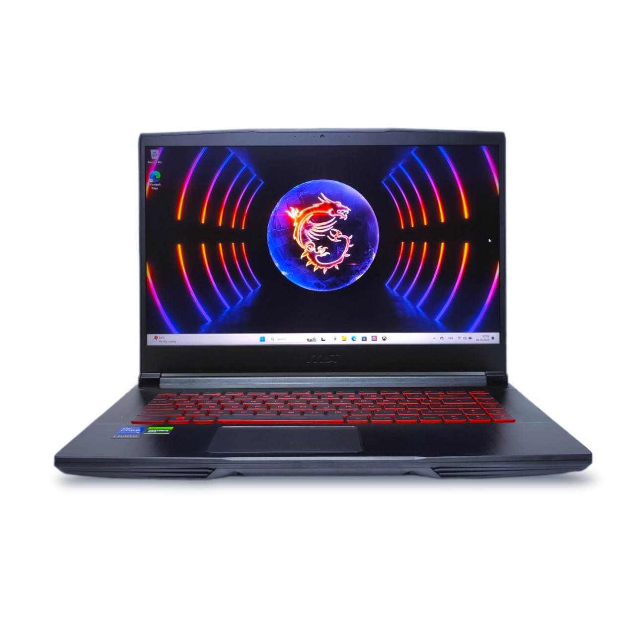 Ноутбук MSI GF 63 15.6 IPS 144Hz Core i5-12450H 8ядер 16Gb SSD 512GB RTX3050 4GB ЛіцWIN11 11UC-1276US
