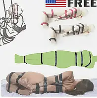 БДСМ набір ременів різної довжини для зв'язування, ремені для дорослих іго