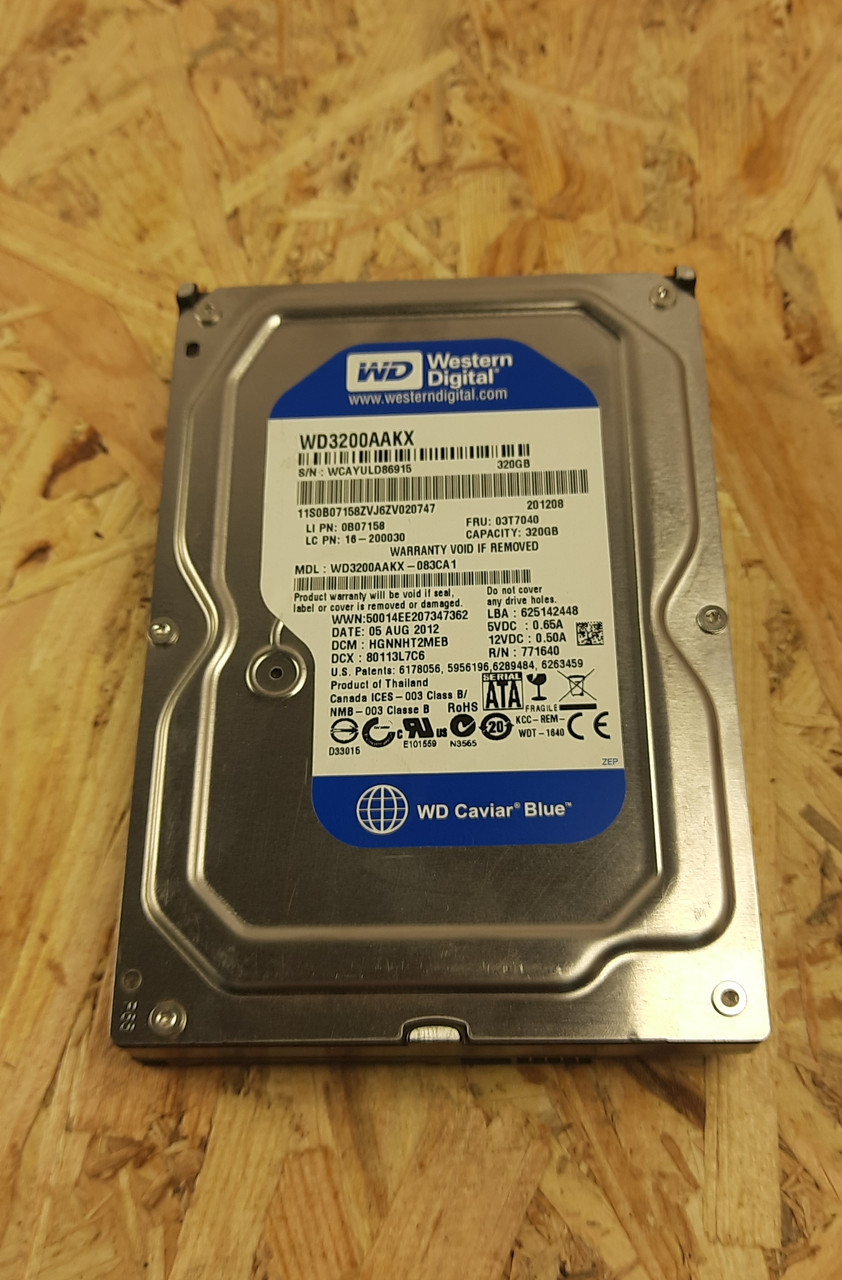 Жорсткий диск Western Digital  320GB 7200rpm 16MB WD3200AAKX 3.5 SATA III