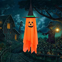 Подвесной декор на Хеллоуин Призрак 13640 110 см оранжевый nm