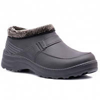 Чоловічі черевики литі утеплені, взуття зимове робоче для чоловіків, черевики робочі. Розмір 45