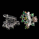 Сережки. Натуральний опал. Срібло 925., фото 3