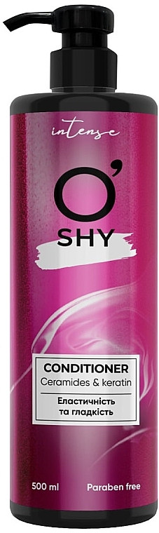 Кондиціонер "Еластичність та гладкість" Intense Ceramides, Keratin 500 мл, OShy, Арт.52872