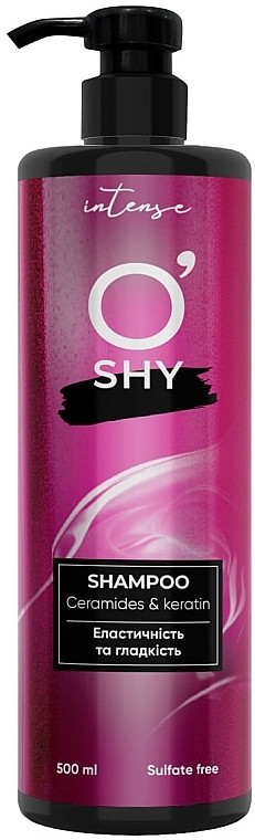 Шампунь "Еластичність та гладкість" Intense Ceramides, Keratin 500 мл, OShy, Арт.52875