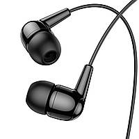 Навушники HOCO M97 Enjoy universal earphones with mic Black pkd