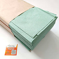 Полотенце бумажное V-сложения 160 шт зеленое