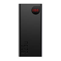 Зовнішній акумулятор Baseus Adaman Metal Digital Display Quick Charge Power Bank 20000mAh22.5W Black inc pkd