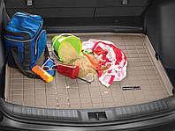 Автомобильный коврик в багажник авто Weathertech HYUNDAI Kona 24- черный Хендай Кона