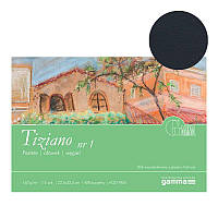 Альбом для пастели GAMMA Tiziano Черный цвет 22,5*32,5 см,15л (проклеена по 1й стороне), 160г T160223201