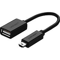 Перехідник UGREEN US249 Mini USB Male to USB Female OTG Cable(UGR-10383) pkd