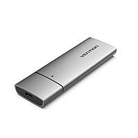 Зовнішній карман M.2 NGFF SSD Enclosure (USB 3.1 Gen 2-C) Gray Aluminum Alloy Type (KPFH0) pkd