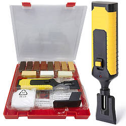 Набір для ремонту дерев'яних поверхонь / Ремонтний набір для реставрації ламінату / Ремкомплект від тріщин